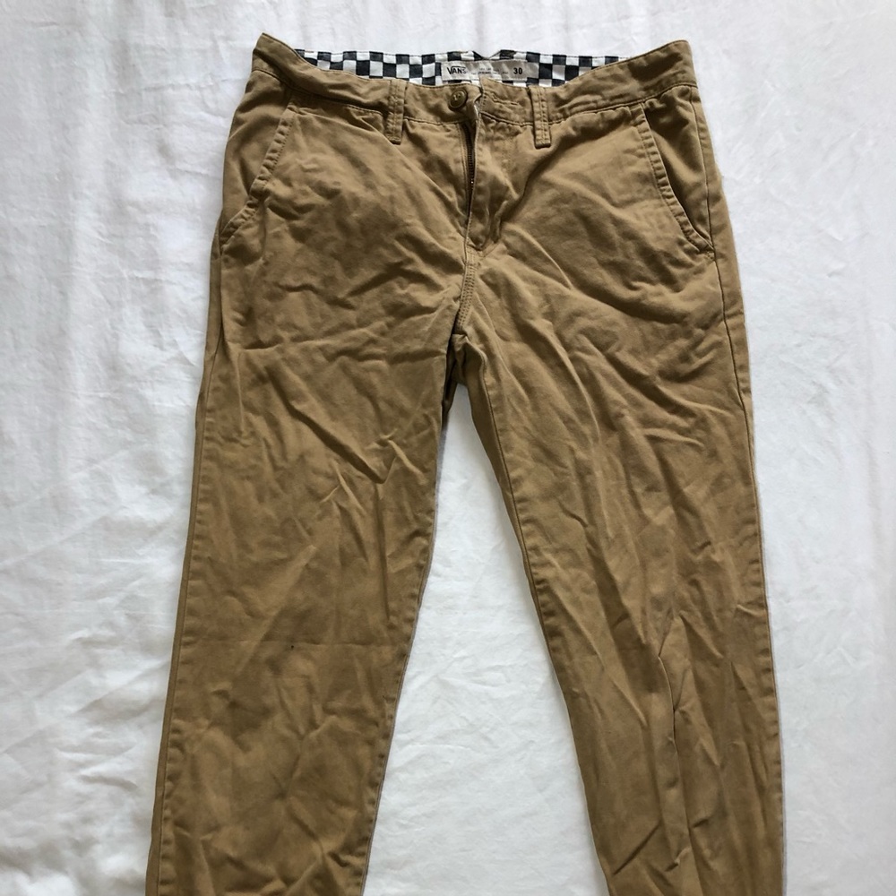 Vans khaki joggers